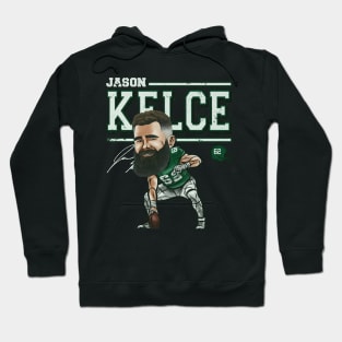 Jason Kelce Cartoon Hoodie